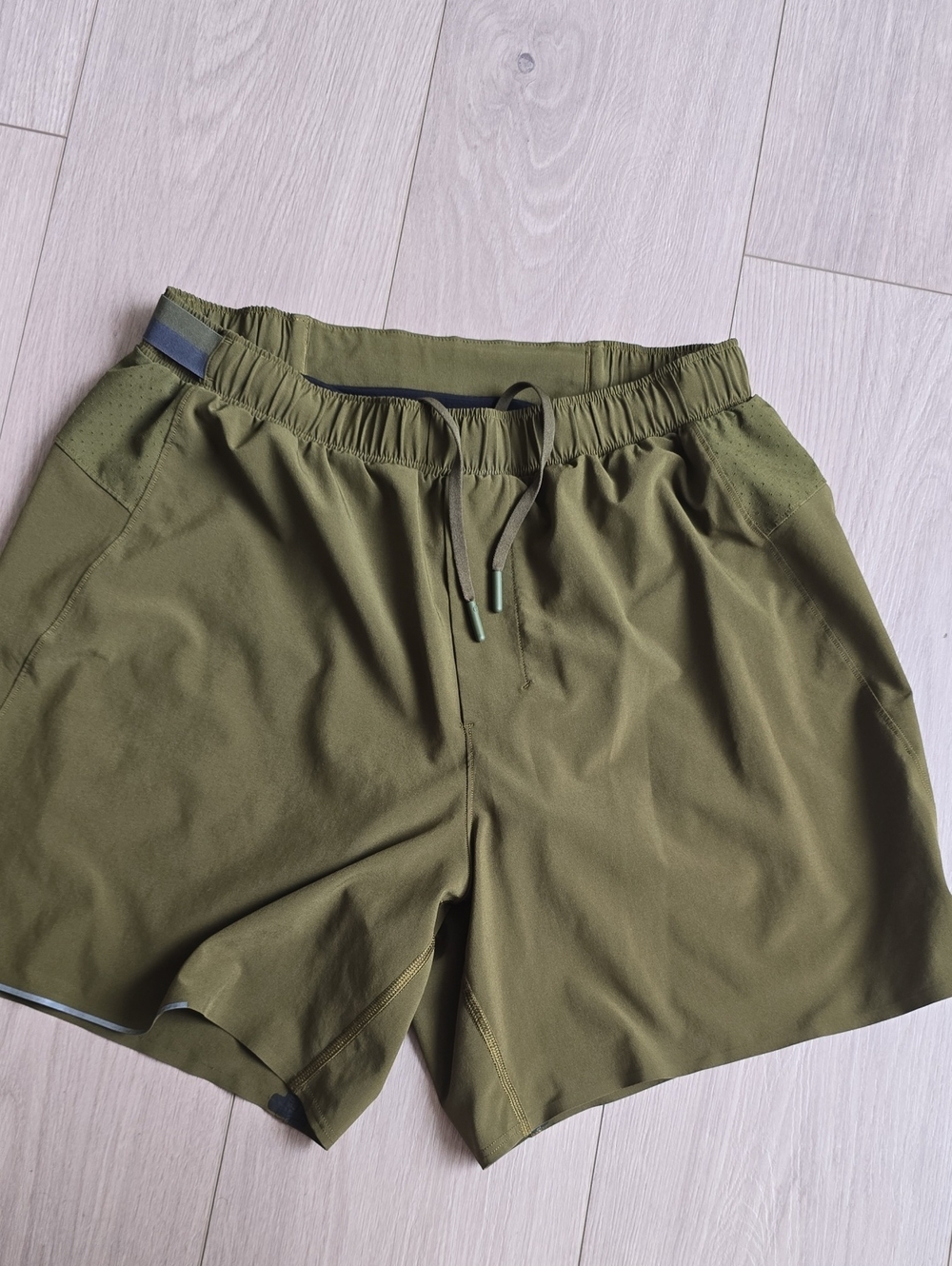 lululemon athletica Men's Olive Performance Shorts